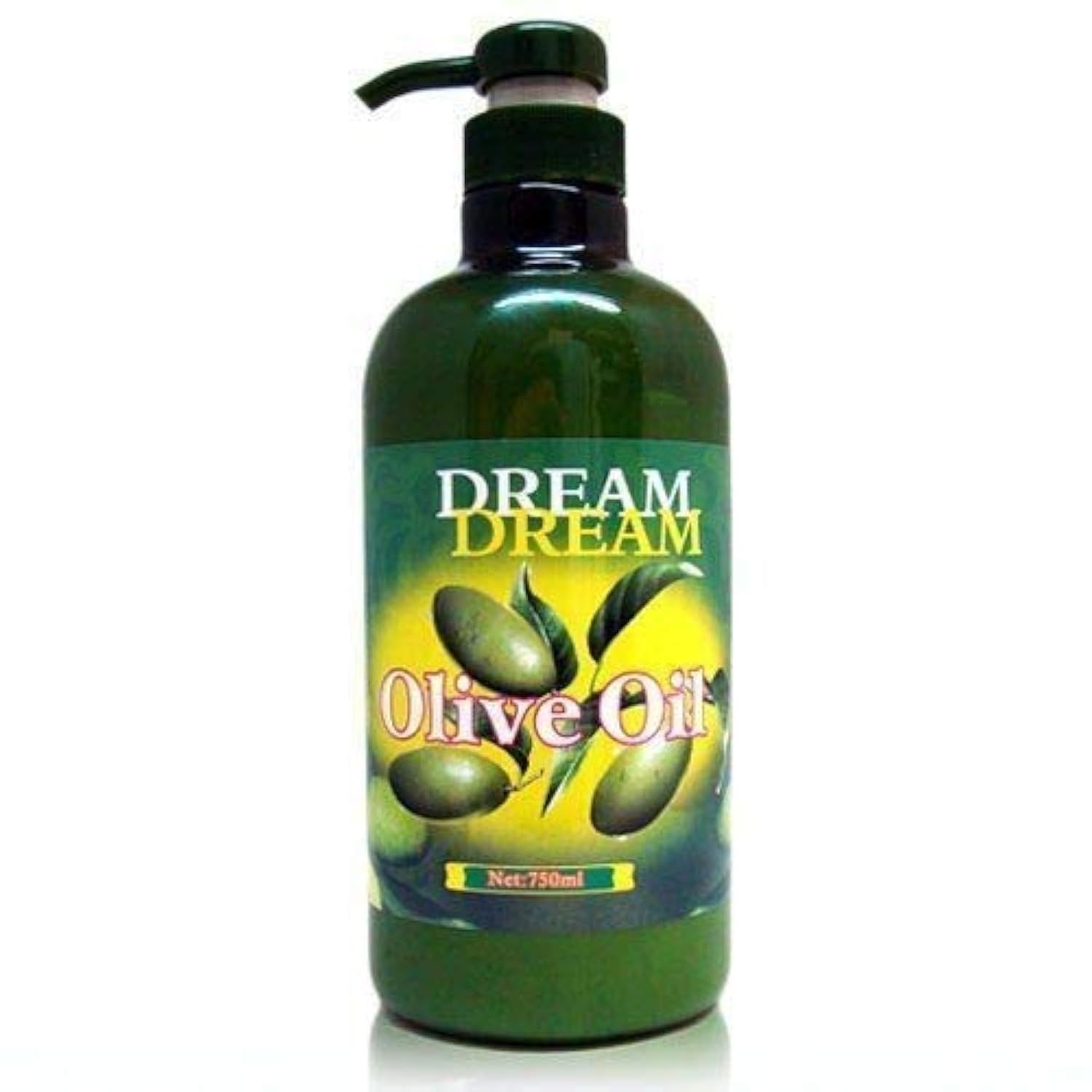 Dream Olive Oil Lotion for Body, Hands and Feet; Creates Smooth, Non-Greasy, Delectable, Calming, Emollient Long Lasting Smell for Dry Skin; Popular Use in Nail Salons &amp; Spas - 750ml