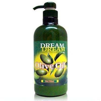 Dream Olive Oil Lotion for Body, Hands and Feet; Creates Smooth, Non-Greasy, Delectable, Calming, Emollient Long Lasting Smell for Dry Skin; Popular Use in Nail Salons &amp; Spas - 750ml