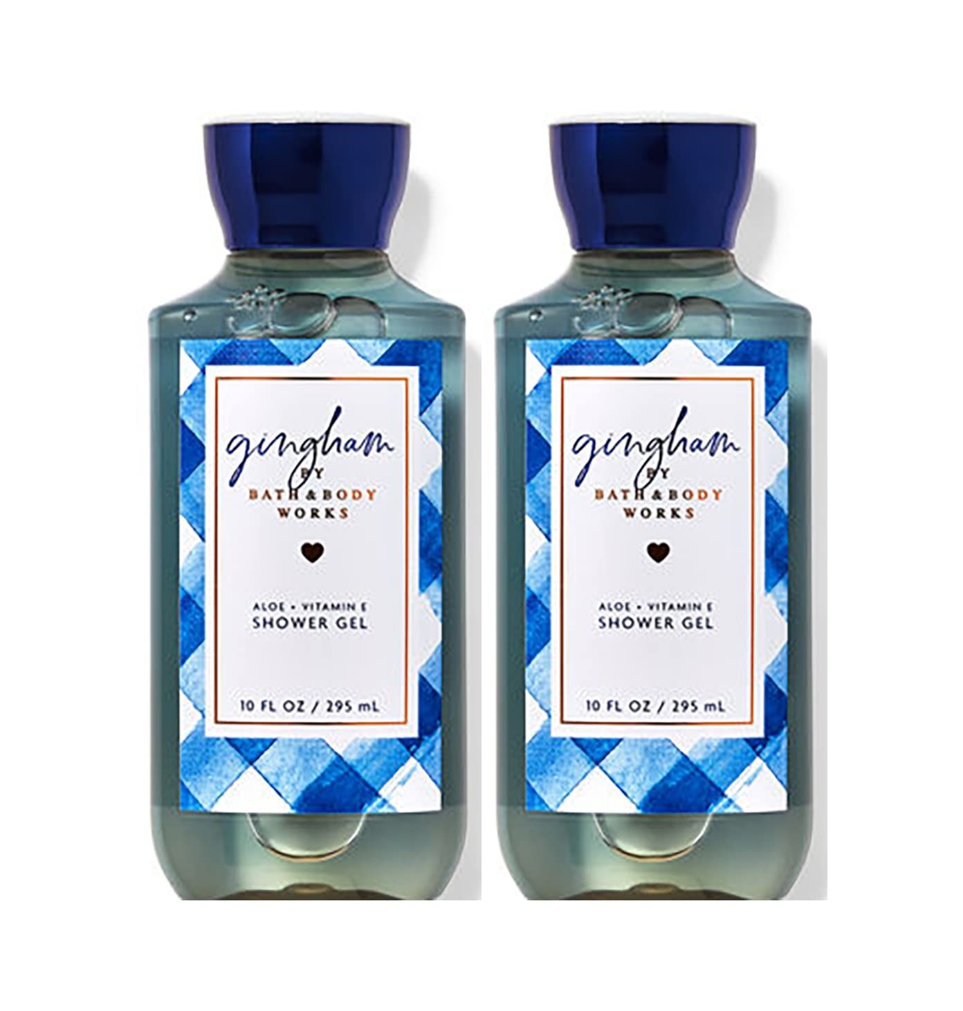 Bath and Body Works Gingham Shower Gel Gift Sets For Women 10 Oz 2 Pack (Gingham)