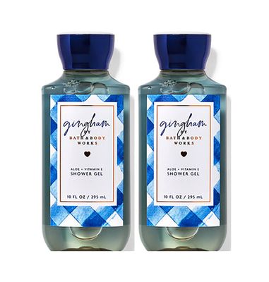 Bath and Body Works Gingham Shower Gel Gift Sets For Women 10 Oz 2 Pack (Gingham)