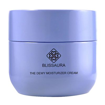 BlissAura The Dewy Moisturizer Cream - Premium Anti-Aging Facial Dewy Skin Cream with Purple Rice &amp; Hyaluronic Acid for Radiant, Hydrated Skin 50ml/1.7 fl oz