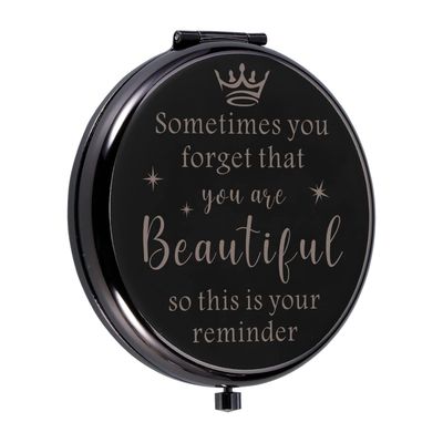 Depression Relief Items for Women-Makeup Compact Mirror Gifts for Female,Valentines Day Gifts for Girlfriend,Stress Relief Gifts for Wife,Calming Gifts for Women Friends,Ultimate Gift,Birthday Gifts