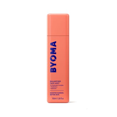BYOMA Balancing Face Mist - pH Balanced Face Toner with Ceramides, Probiotics &amp; Allantoin - Alcohol Free Toner Spray - Balance, Soothe &amp; Refresh Throughout The Day - 3.38 fl. oz