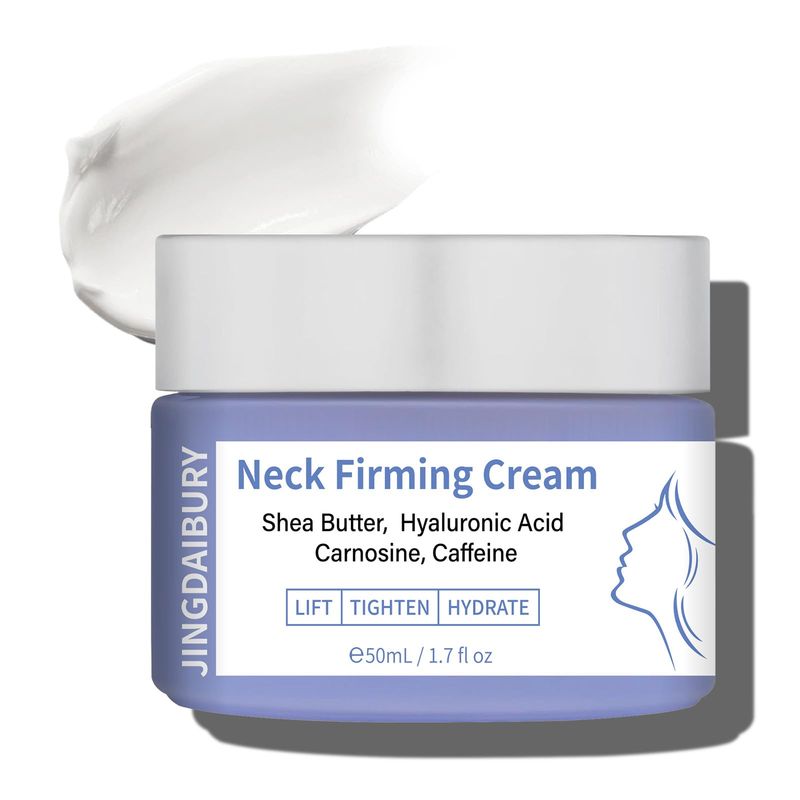 2024 New Pure Neck Firming Cream, Anti-Aging Tighten &amp; Lift Neck Cream, Chest Neck Creams for Tightening &amp; Firming Wrinkles, Moisturizing Even Skin Tone for Men &amp; Women, Day &amp; Night 1.7 oz