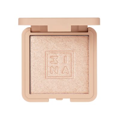 3INA The Highlighter 512 - Illuminating Powder - Soft, Luminous Look - Light, Silky Texture - Shimmering Veil Of Radiance - Blendable And High Pigmented Formula - Ideal For A Perfect Finish - 0.21 Oz