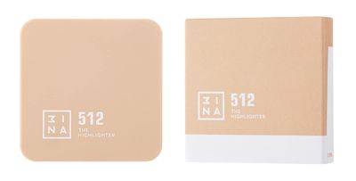 3INA The Highlighter 512 - Illuminating Powder - Soft, Luminous Look - Light, Silky Texture - Shimmering Veil Of Radiance - Blendable And High Pigmented Formula - Ideal For A Perfect Finish - 0.21 Oz