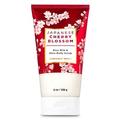 Bath and Body Works Japanese Cherry Blossom Creamy Body Scrub 6.6 Ounce (Japanese Cherry Blossom)