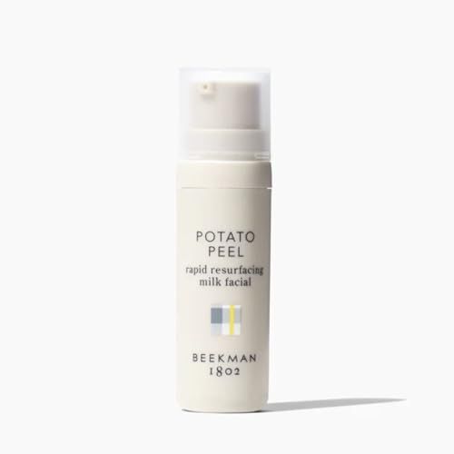 Beekman 1802 Potato Peel - 0.5 fl oz - Fragrance Free - Rapid Resurfacing Milk Facial - At-Home Peel - Visibly Reduces Appearance of Fine Lines &amp; Dark Spots - Good for Sensitive Skin - Cruelty Free
