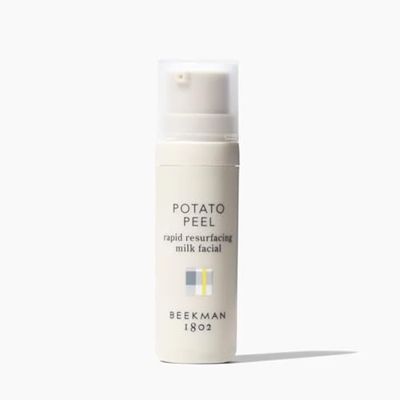 Beekman 1802 Potato Peel - 0.5 fl oz - Fragrance Free - Rapid Resurfacing Milk Facial - At-Home Peel - Visibly Reduces Appearance of Fine Lines &amp; Dark Spots - Good for Sensitive Skin - Cruelty Free