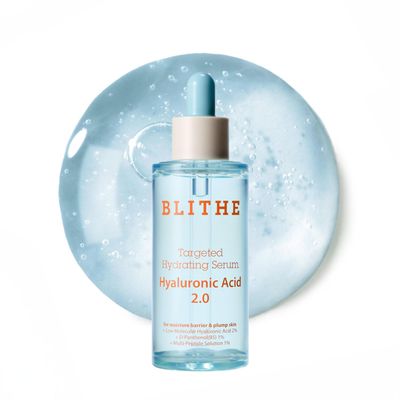 BLITHE Targeted Hydrating Serum with Hyaluronic Acid 2.0 - Deep Moisture, Skin Barrier Protection, Anti-Aging, Cruelty-Free, 50ml