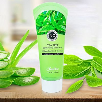 Facial Exfoliating Gel, Non-Scrub Gentle Exfoliantor for Face &amp; Body, Exfoliates, Peels, and Removes Dead Skin Cells, Reveals Glowing, Brighter Skin, 150 ml/5 fl oz