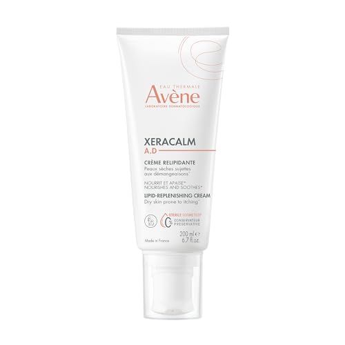 Eau Thermale Avne XeraCalm A.D Lipid-Replenishing Cream, Atopic Dermatitis, Eczema-Prone, No Preservatives, Fragrance-Free, 6.7 oz.
