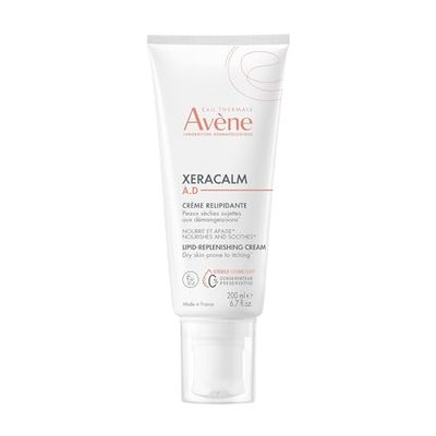 Eau Thermale Avne XeraCalm A.D Lipid-Replenishing Cream, Atopic Dermatitis, Eczema-Prone, No Preservatives, Fragrance-Free, 6.7 oz.