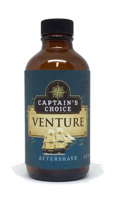 Captain&#39;s Choice VENTURE Aftershave - 4 oz.