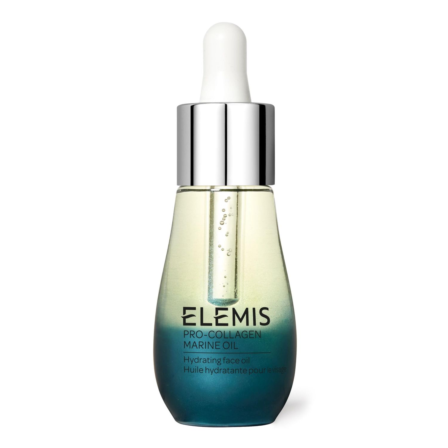 ELEMIS Pro-Collagen Marine Oil, 15ml - Ultra-Lightweight Anti-Wrinkle Daily Face Oil Moisturizer, Deeply Moisturize, Nourish &amp; Hydrate for Youthful Look, Fine Lines and Wrinkles Treatment