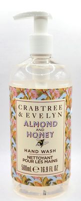 Crabtree &amp; Evelyn Almond &amp; Honey Hand Wash 16.9 oz