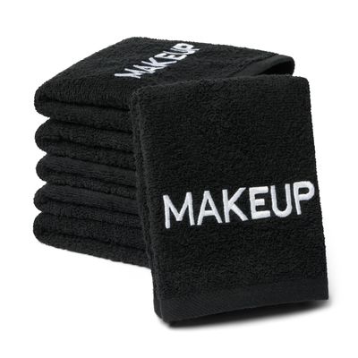 Ben Kaufman Makeup Remover Face Washcloth - Absorbent Towel for Drying Your Face - Soft &amp; Machine Washable Makeup Remover Cloth - Cotton Towel for Daily Skincare - 13&quot; x 13&quot; (6 Pack)