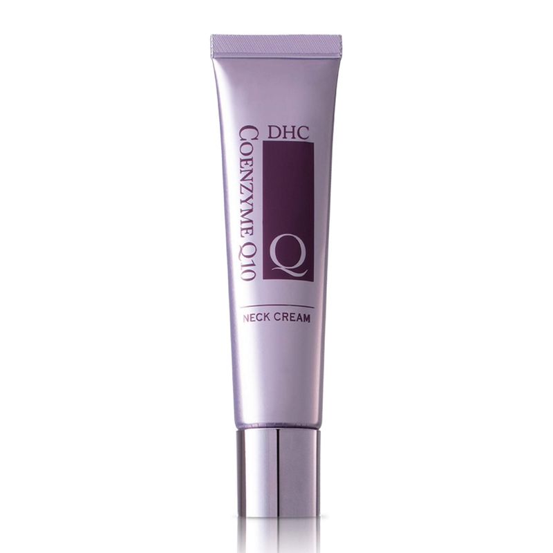 DHC CoQ10 Neck Cream, Firming and Toning Moisturizer for Neck and Decolletage, Antioxidant-rich, Youthful-looking Skin, Fragrance and Colorant Free, 1.2 oz. Net wt.