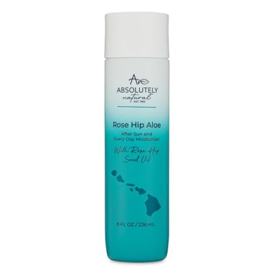 Absolutely Natural After Sun Lotion &amp; Moisturizer with Aloe Vera, Rose Hip Oils, &amp; Vitamin E | Helps Prevent Anti-Aging &amp; Sunburn Relief - 8 Fl Oz