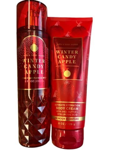 Bath &amp; Body Works Fragrance Gift Sets (Winter Candy Apple Mist - Cream)
