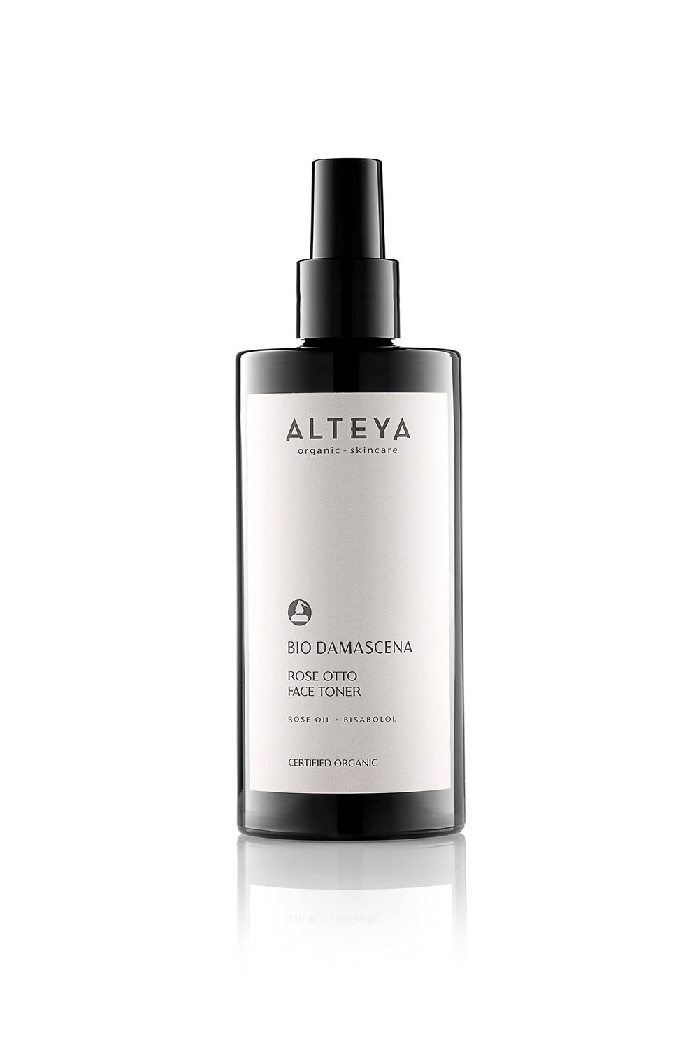 Alteya Organics Facial Toner USDA Certified Organic Skin Care 6.8 Fl Oz/200 mL Bio Damascena Award-Winning Rose Otto Face Mist with Organic Bulgarian Rose Oil Balancing, Clarifying and moisturizing