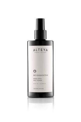 Alteya Organics Facial Toner USDA Certified Organic Skin Care 6.8 Fl Oz/200 mL Bio Damascena Award-Winning Rose Otto Face Mist with Organic Bulgarian Rose Oil Balancing, Clarifying and moisturizing