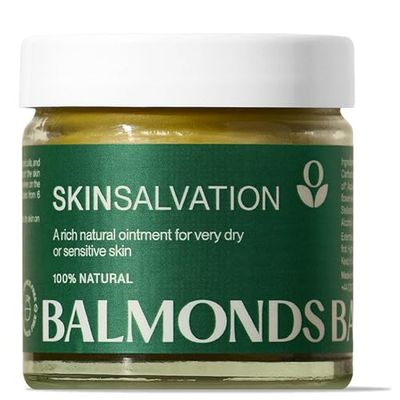 Balmonds Skin Salvation 2.1 fl oz (60 ml) - Salve for Dry, Rough &amp; Sensitive Skin - All-Purpose Intensive Moisturizer with Calendula, Hemp &amp; Beeswax - 100% Natural Balm &amp; Cruelty Free