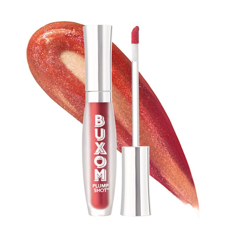 Buxom Plump Shot Collagen-Infused Lip Serum, Enchanted Berry Multichrome