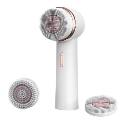 Eliteshine Electric Facial Cleansing Brush with Silicone and Bristle Brushheads,Rechargeable,Face Cleansing Brush, Face Scrubber Against Exfoliator,Face Wash Machine Brush, Relief for Face Skin Issues