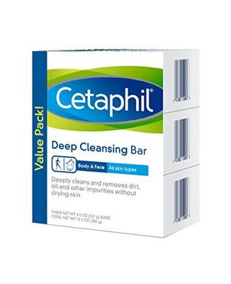 Cetaphil Deep Cleansing Face &amp; Body Bar (Pack of 6)