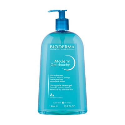 Bioderma - Atoderm Hydrating Shower Gel Body Wash - Moisturizing Face and Body Cleanser for Normal to Dehydrated Sensitive Skin