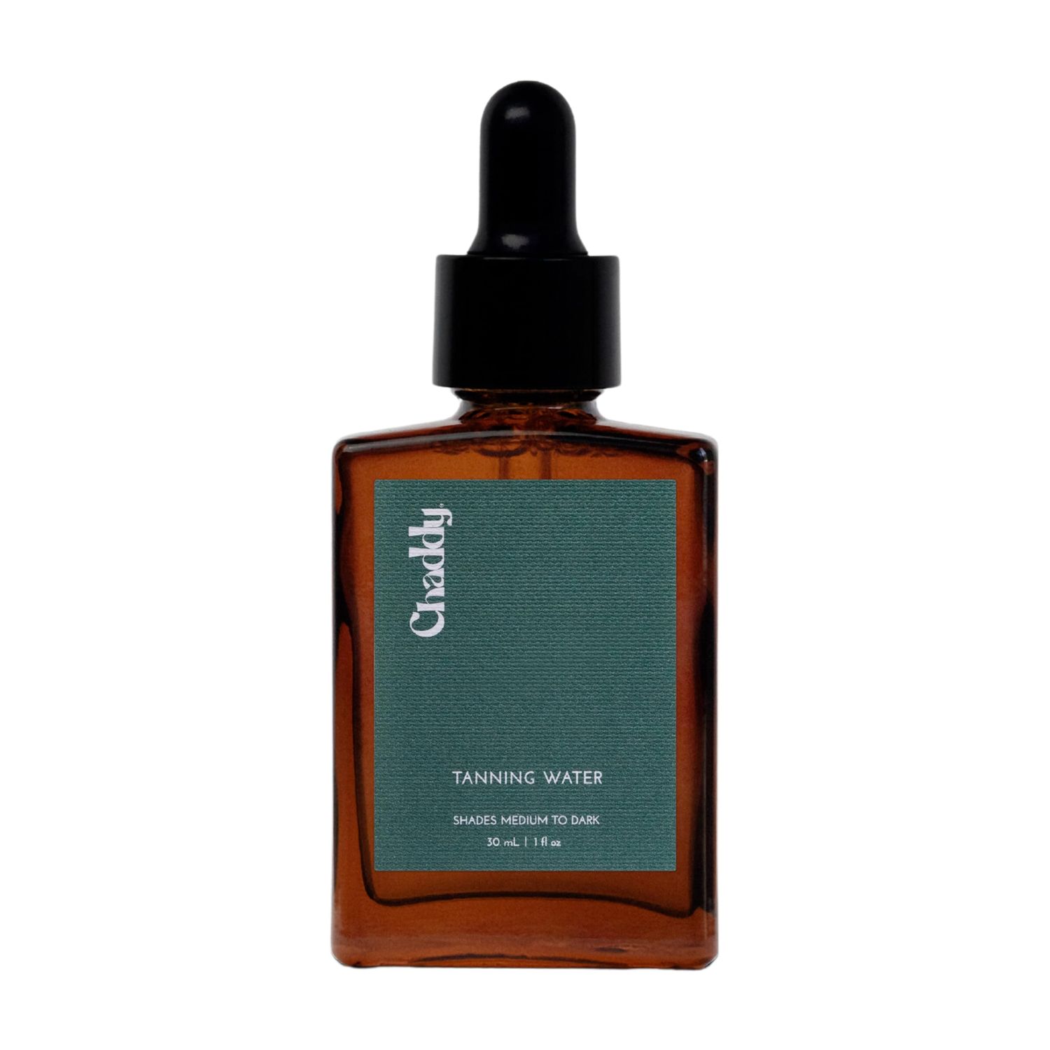 Chaddy Tanning Water - Natural Self Tanner for Face | Fast-Drying, Long-Lasting, Hydrating, Vegan, Cruelty-Free, &amp; Safe for Sensitive Skin - (Shades Medium to Dark, 30ml)
