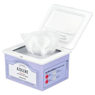 DERMATORY Hypoallergenic Cica Pick Up Mask, Thin Sheet Masks (0.2mm), Gentle, Moisturizing, Soothing, Healing, Calming Cica Skincare, Centella Asiatica, Guaiazulene, Panthenol (30 Sheets)