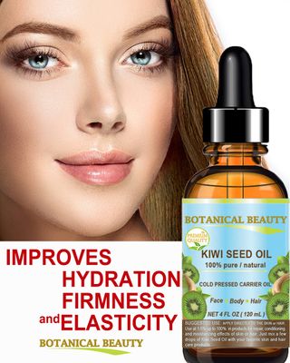 Botanical Beauty KIWI SEED OIL. 100% Pure Natural Undiluted Virgin Cold Pressed Carrier Oil. 1 Fl.oz.- 30 ml for Face, Skin, Body, Hair, Nail Care