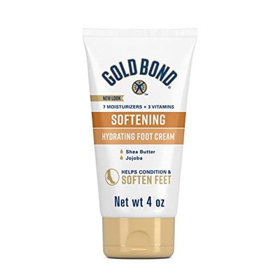 Gold Bond Softening Foot Cream, 4 oz., With Shea Butter to Soften Rough &amp; Dry Feet