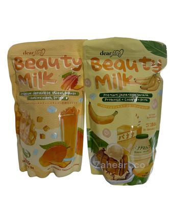 Dear Face Beauty Milk Premium Japanese Sweet Mango Antioxidant Drink 180g - 10 sachet