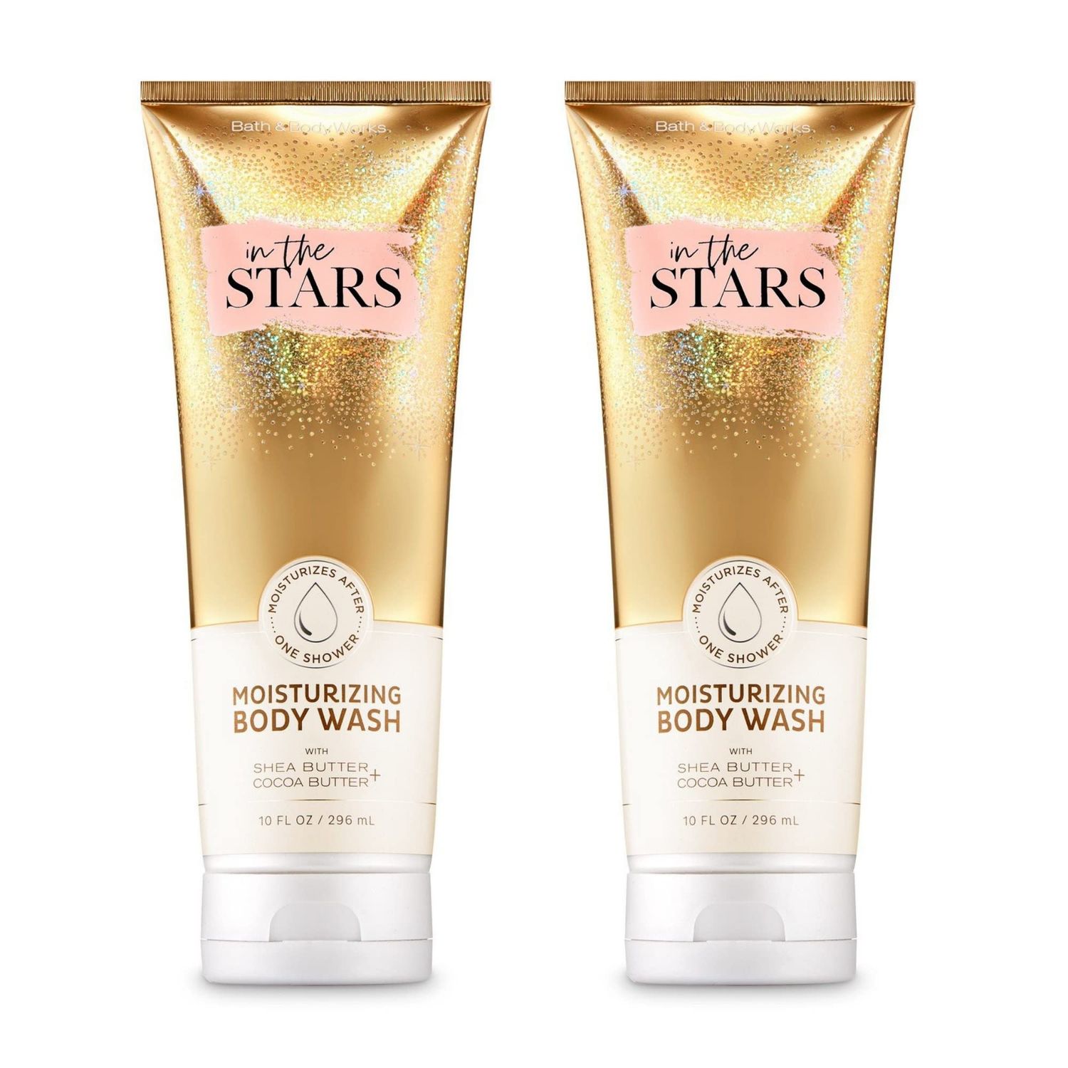 Bath and Body Works Gift Set of 2 - 10 Ounce Moisturizing Body Wash - (In The Stars)