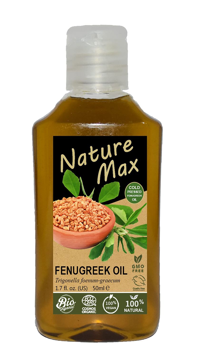 bonballoon Nature Mix Fenugreek Oil Essential Oils Organic Natural Undiluted Pure For Hair Growth Skin Health Care Massage Cold Pressed Premium Quality 1Pack = 1.70 Ounce / 50 ml