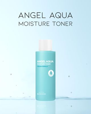 Beyond Angel Aqua Moisture Big Toner (16.9fl oz) - Korean Skin Care. Refreshing &amp; Soothing Hydration for Sensitive Skin, Vegan Formula. Chervil, Hyaluronic Acid, Panthenol.