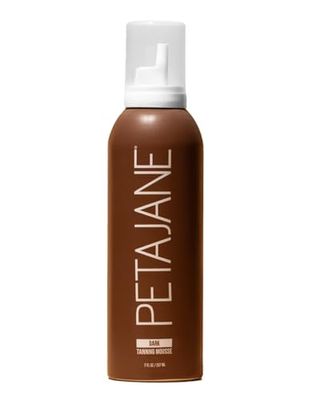 Dark Tanning Mousse 7oz - Sunless Self-Tanner for a Natural, Streak-Free, Organically Derived, Lightweight &amp; Fast Absorbing, Non-Sticky, For All Skin Types, Vegan &amp; Cruelty-Free