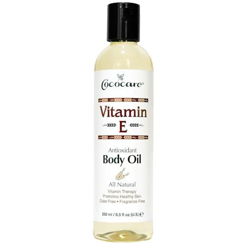 Cococare Natural Vitamin E Antioxidant Body Oil - Vitamin Therapy for All Skin Types - 8.5 fl oz
