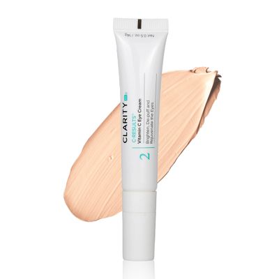 ClarityRx C-Results Natural Plant-Based Vitamin C Eye Cream for Dark Circles, Eye Bags, Puffiness &amp; Wrinkles (0.5 oz)