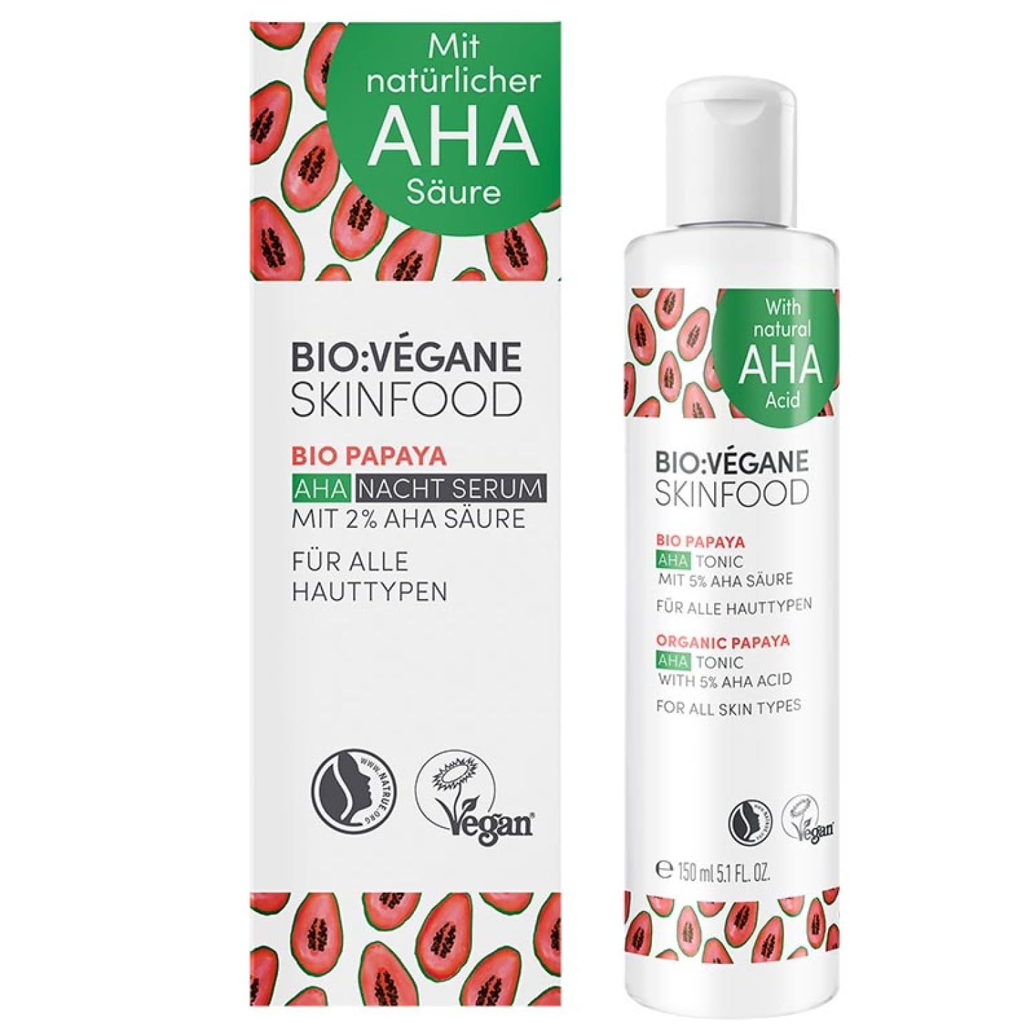 BIO:VGANE SKINFOOD Bio Papaya AHA Tonic