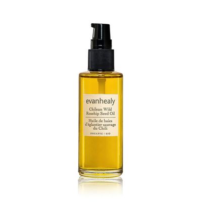 evanhealy Chilean Wild Rosehip Seed Oil | 100% Pure Wild-Harvested Certified Organic Rosehip Oil | Lightweight Facial Oil Dry Oil | Beautify &amp; Rejuvenate All Skin