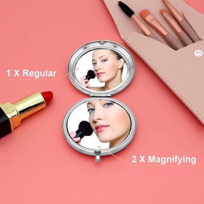 Goddaughter Baptism Gifts Inspirational Compact Mirror Encouragement Gifts for Girls Goddaughter Gifts from Godmother Goddaughter Pocket Makeup Mirror Christian Graduation Birthday Gifts for Daughter