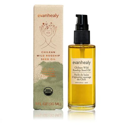 evanhealy Chilean Wild Rosehip Seed Oil | 100% Pure Wild-Harvested Certified Organic Rosehip Oil | Lightweight Facial Oil Dry Oil | Beautify & Rejuvenate All Skin