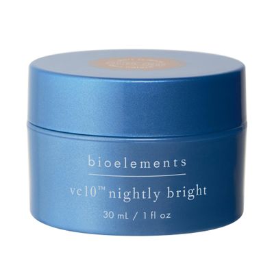 Bioelements vc10 Nightly Bright - 1 fl oz - Overnight Night Creme with Triple-Sourced Antioxidant 10% Vitamin C - All Skin Types - Vegan, Gluten Free - Never Tested on Animals