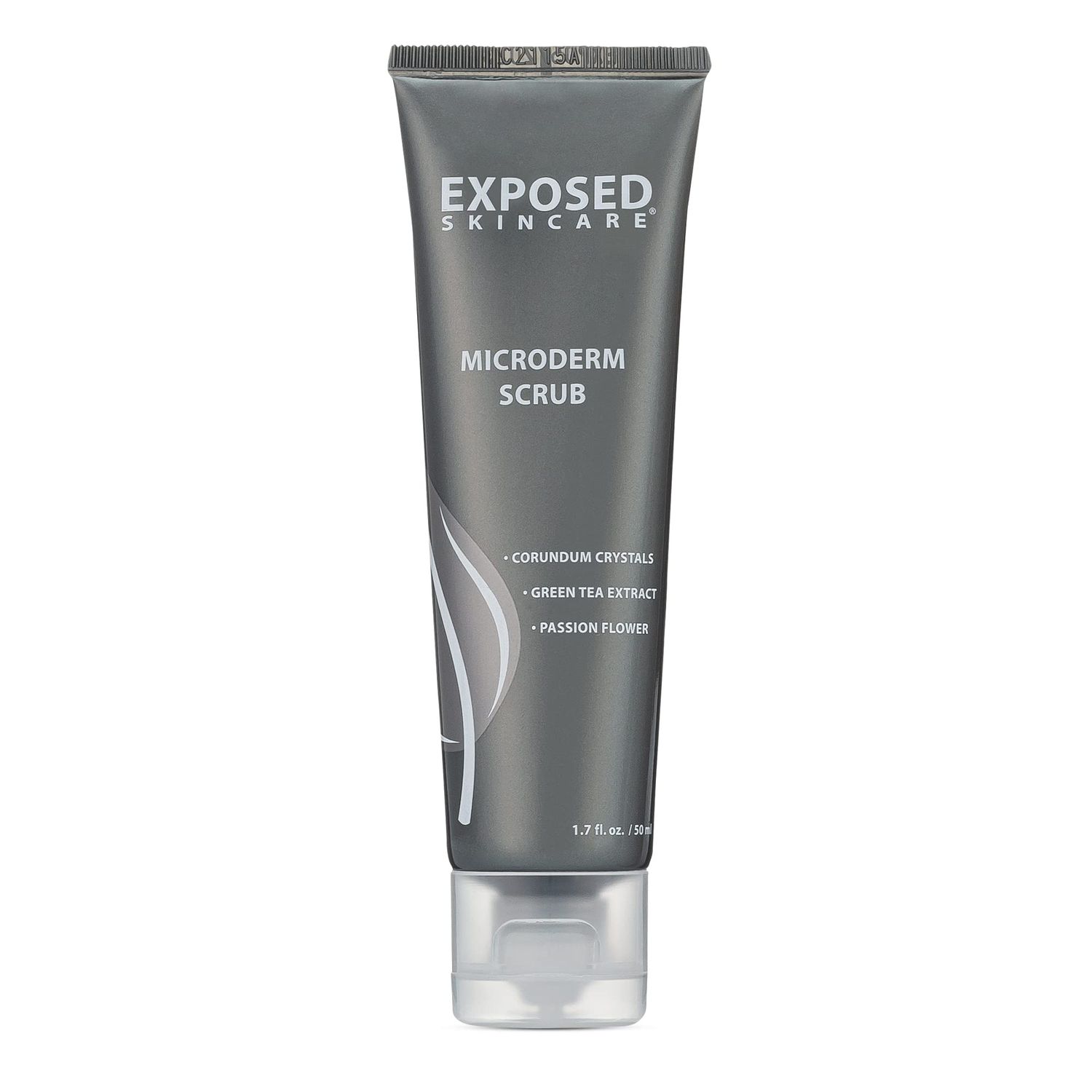 Exposed Skin Care Microderm Face Scrub to Improve Acne Scars, Blackheads, Fine Lines, Clogged Pores - Gentle Exfoliating Face Scrub with Corundum Crystals to Achieve Smooth, Glowing Skin (1.7 Fl Oz)