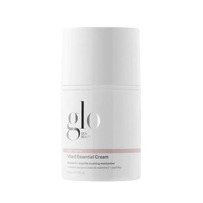 Glo Skin Beauty Vita E Essential Cream - Medium Weight Moisturizer Soothes &amp; Calms Dry, Irritated Skin