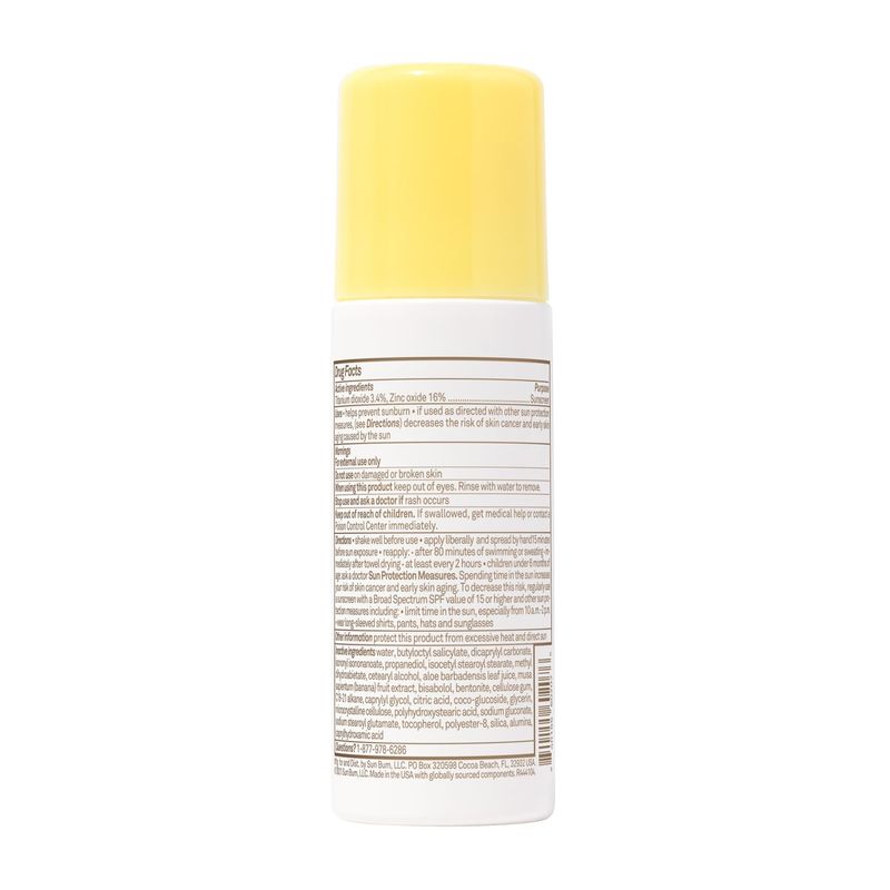 Baby Bum Mineral SPF 50 Roll-On Sunscreen | Vegan and Hawaii 104 Act Compliant (Octinoxate &amp; Oxybenzone Free) Broad Spectrum Moisturizing UVA/UVB Easy Roller Ball Sunscreen Lotion